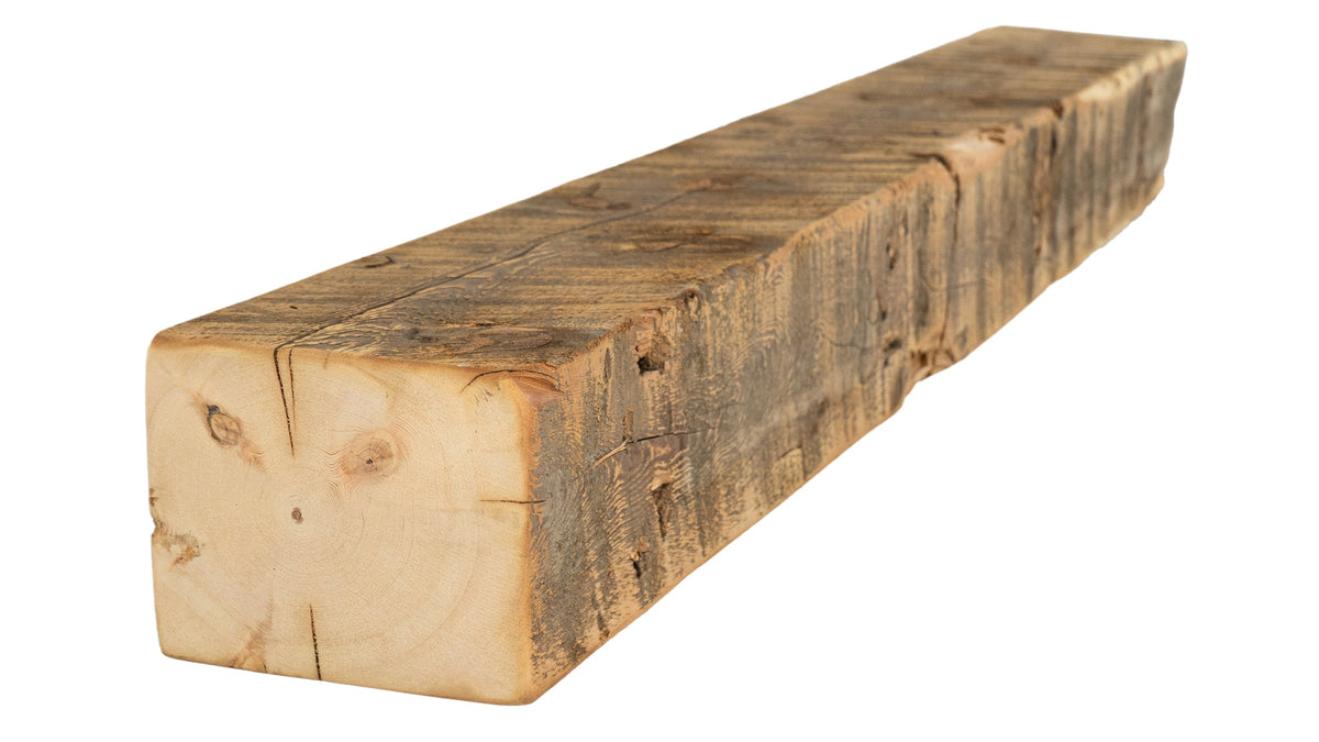 Reclaimed Wood Fireplace Mantel - Dakota Timber Co - Fireplace Mantels