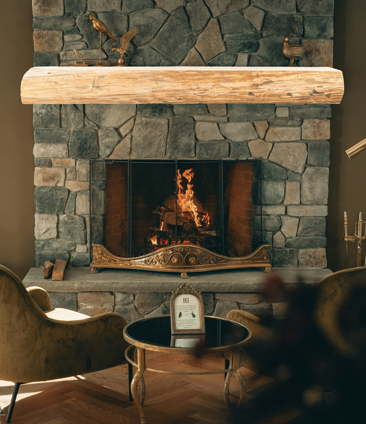 Reclaimed Wood Fireplace Mantel - Dakota Timber Co - Fireplace Mantels