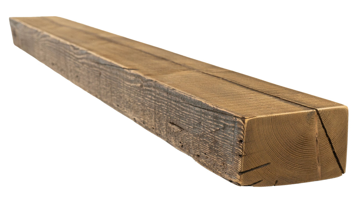 Reclaimed Wood Fireplace Mantel - Dakota Timber Co - Fireplace Mantels