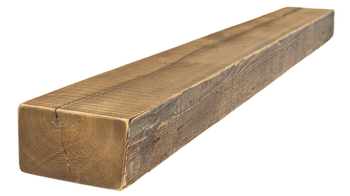 Reclaimed Wood Fireplace Mantel - Dakota Timber Co - Fireplace Mantels