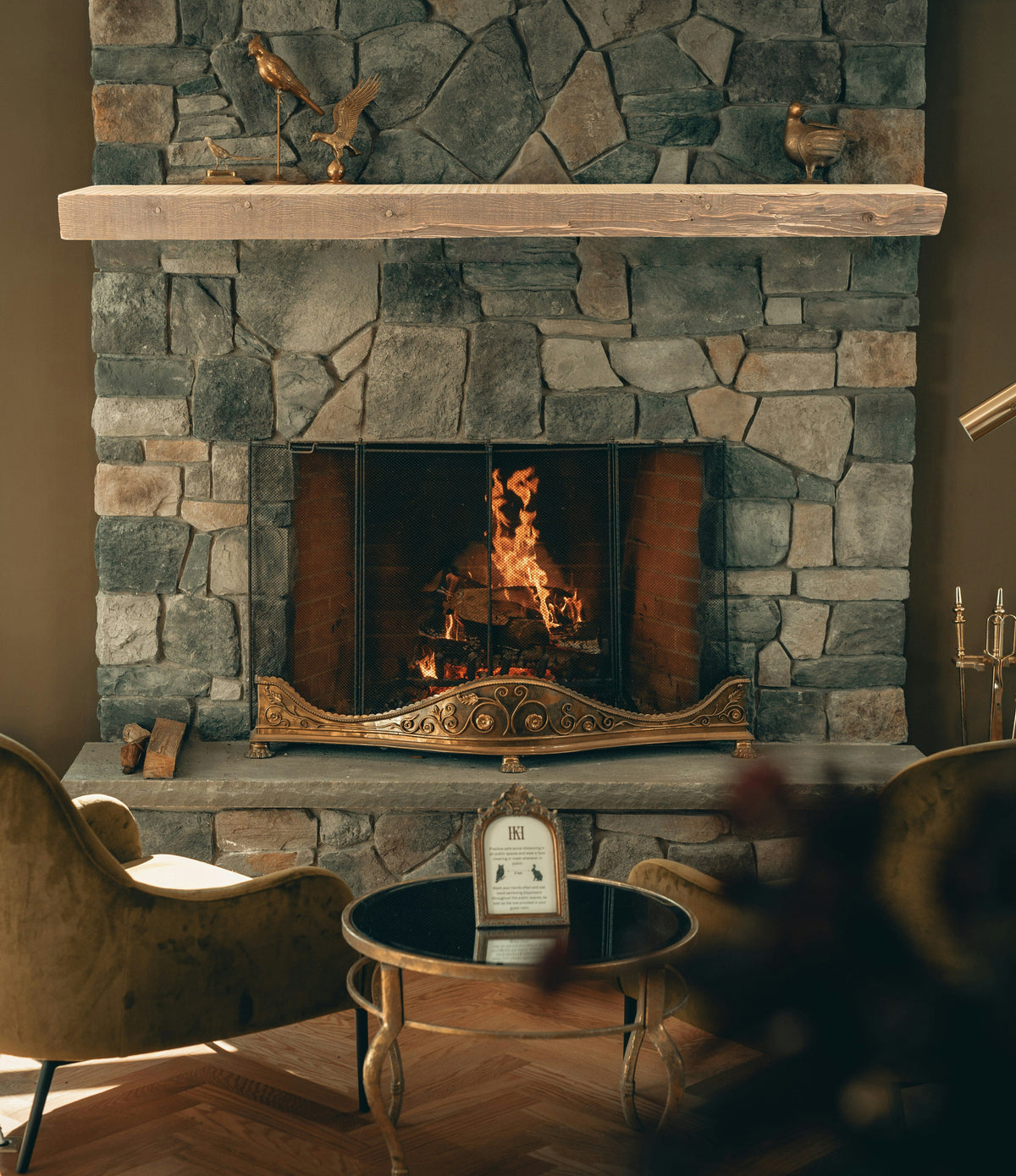 Reclaimed Wood Fireplace Mantel - Dakota Timber Co - Fireplace Mantels