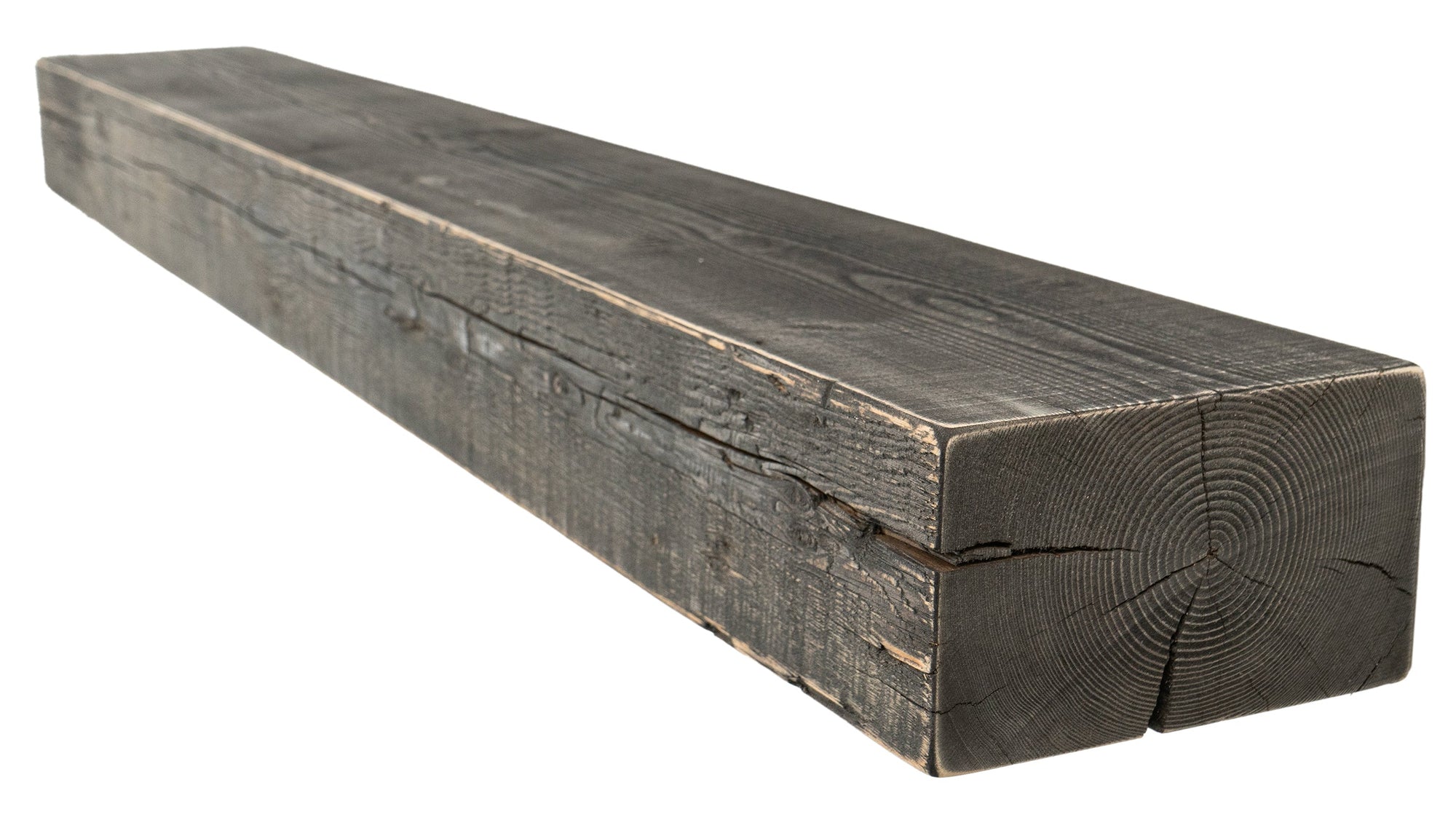 Reclaimed Wood Fireplace Mantel - Dakota Timber Co - Fireplace Mantels