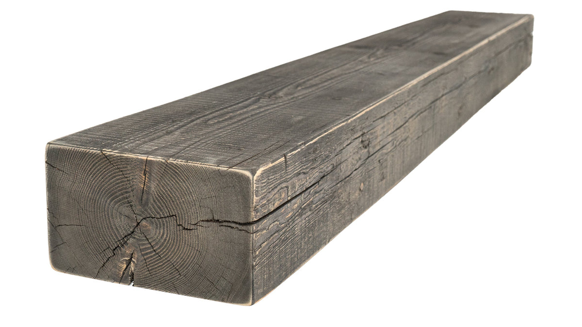 Reclaimed Wood Fireplace Mantel - Dakota Timber Co - Fireplace Mantels