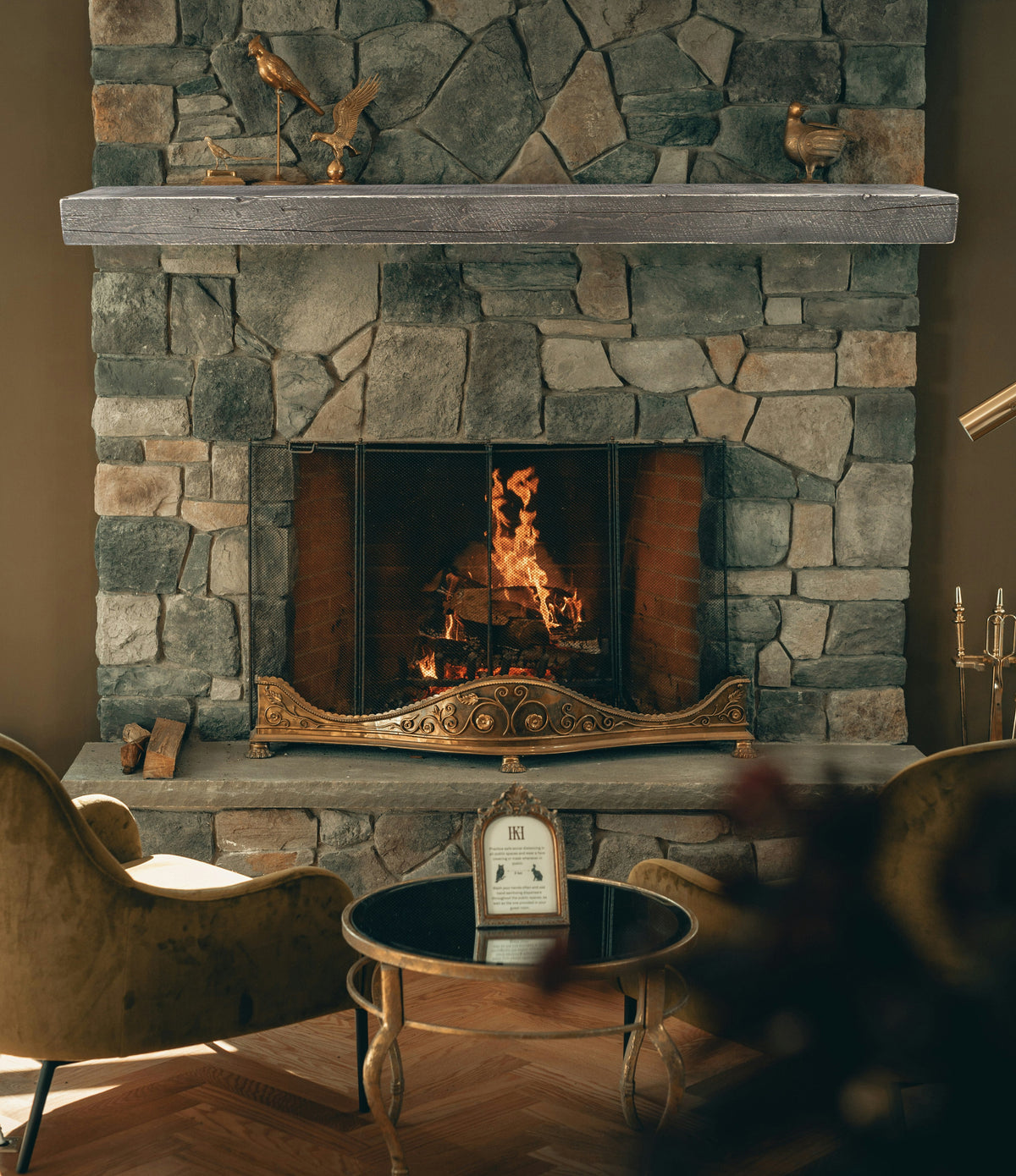 Reclaimed Wood Fireplace Mantel - Dakota Timber Co - Fireplace Mantels