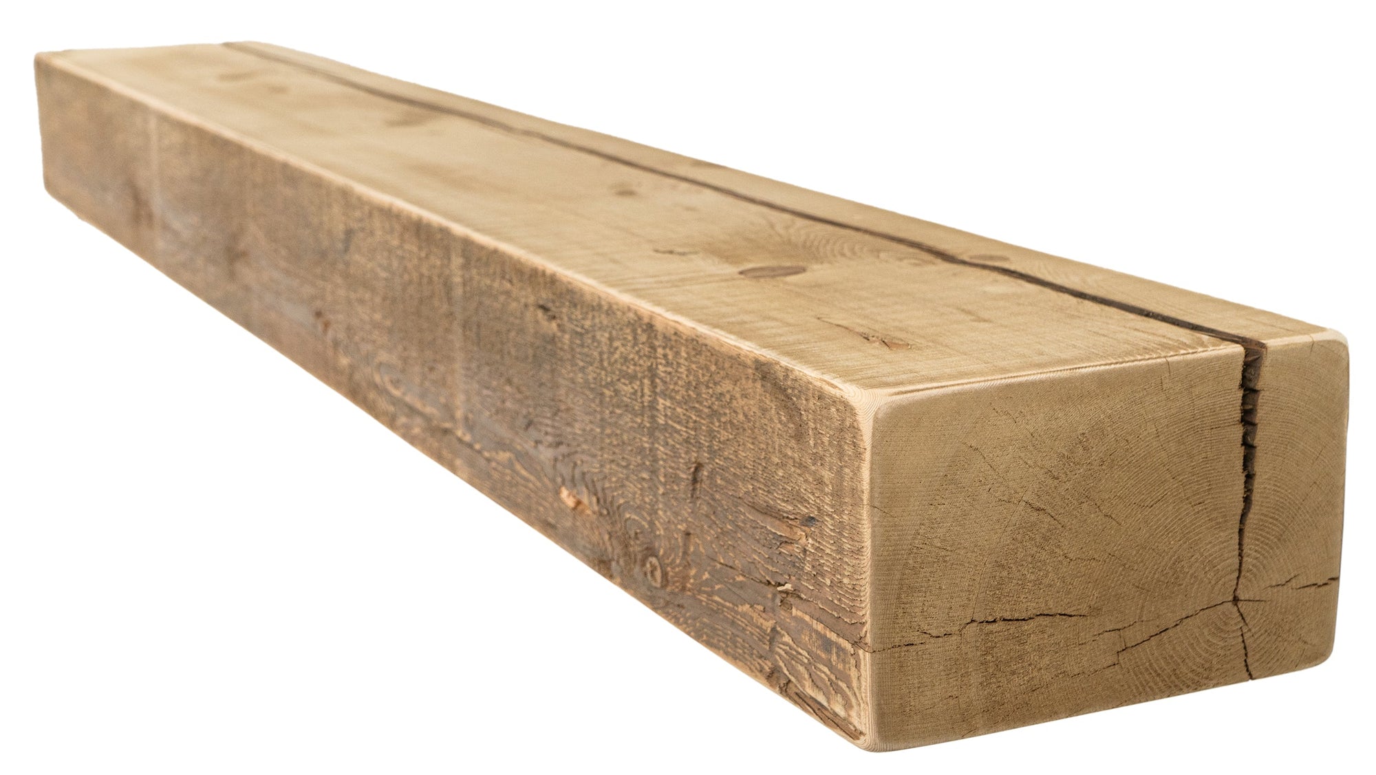 Reclaimed Wood Fireplace Mantel - Dakota Timber Co - Fireplace Mantels
