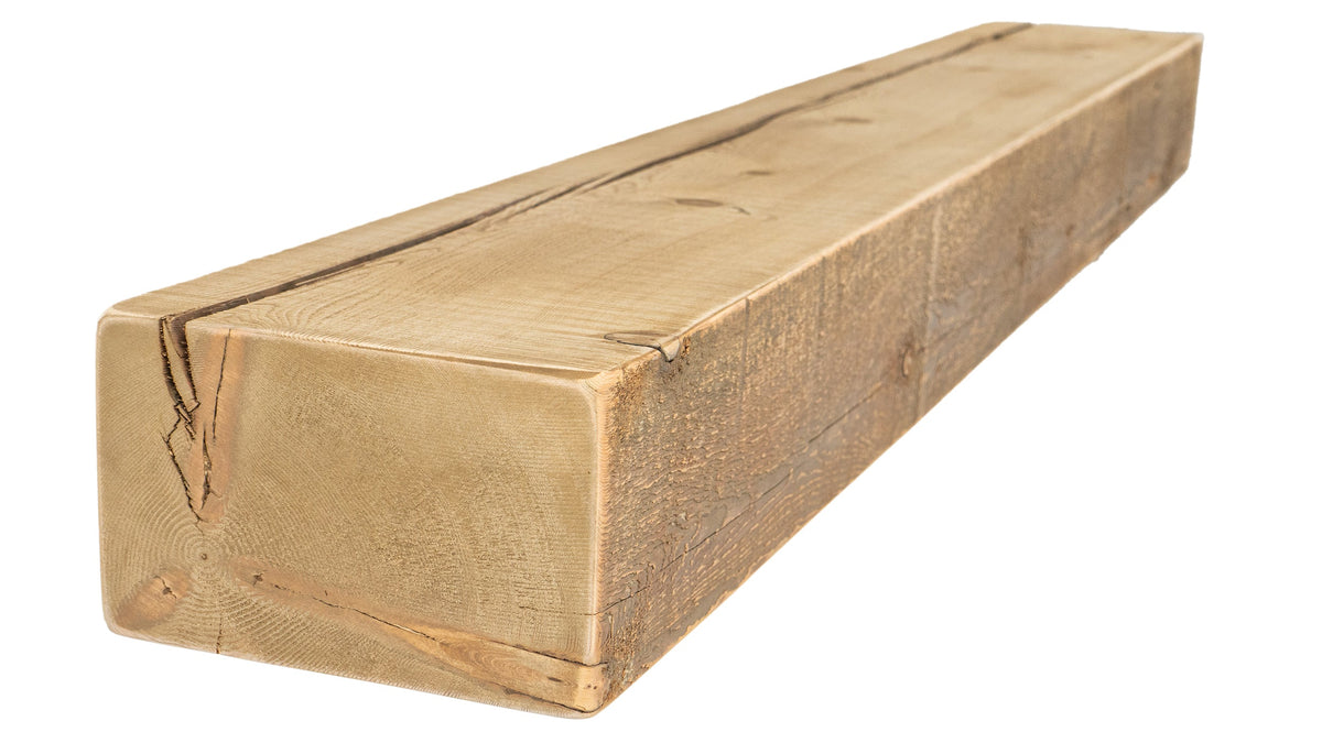 Reclaimed Wood Fireplace Mantel - Dakota Timber Co - Fireplace Mantels