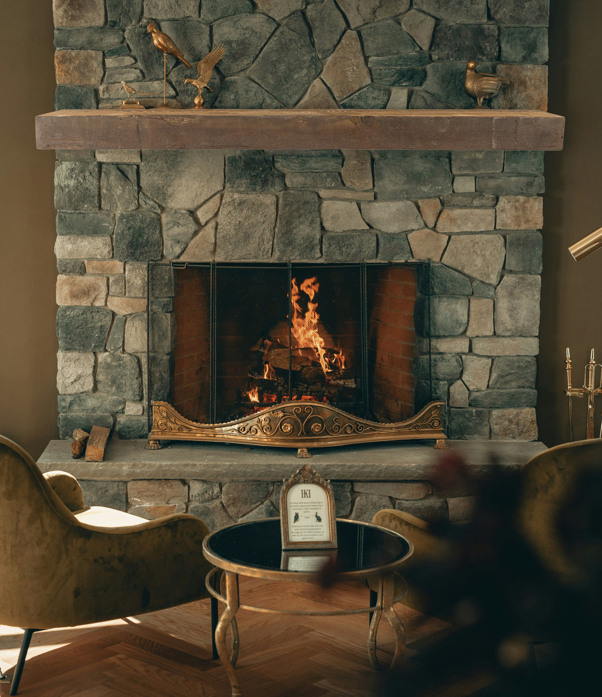 Reclaimed Wood Fireplace Mantel - Dakota Timber Co - Fireplace Mantels