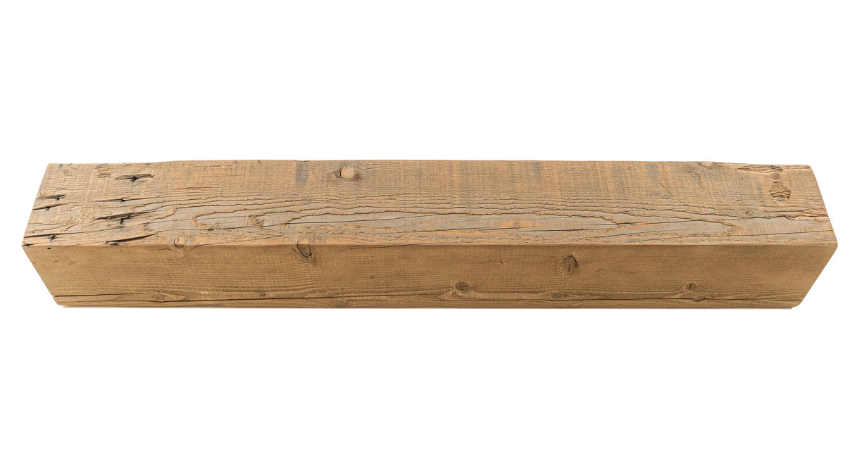 Reclaimed Wood Fireplace Mantel - Dakota Timber Co - Fireplace Mantels