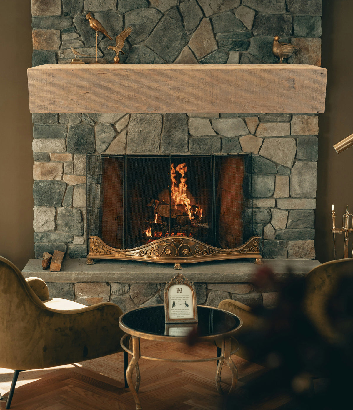 Reclaimed Wood Fireplace Mantel - Dakota Timber Co - Fireplace Mantels