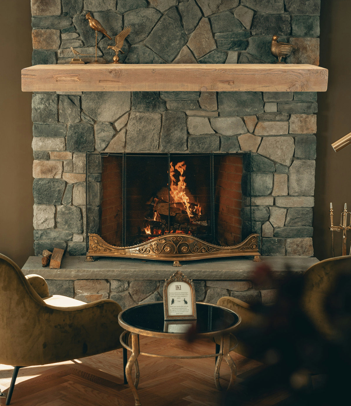 Reclaimed Wood Fireplace Mantel - Dakota Timber Co - Fireplace Mantels