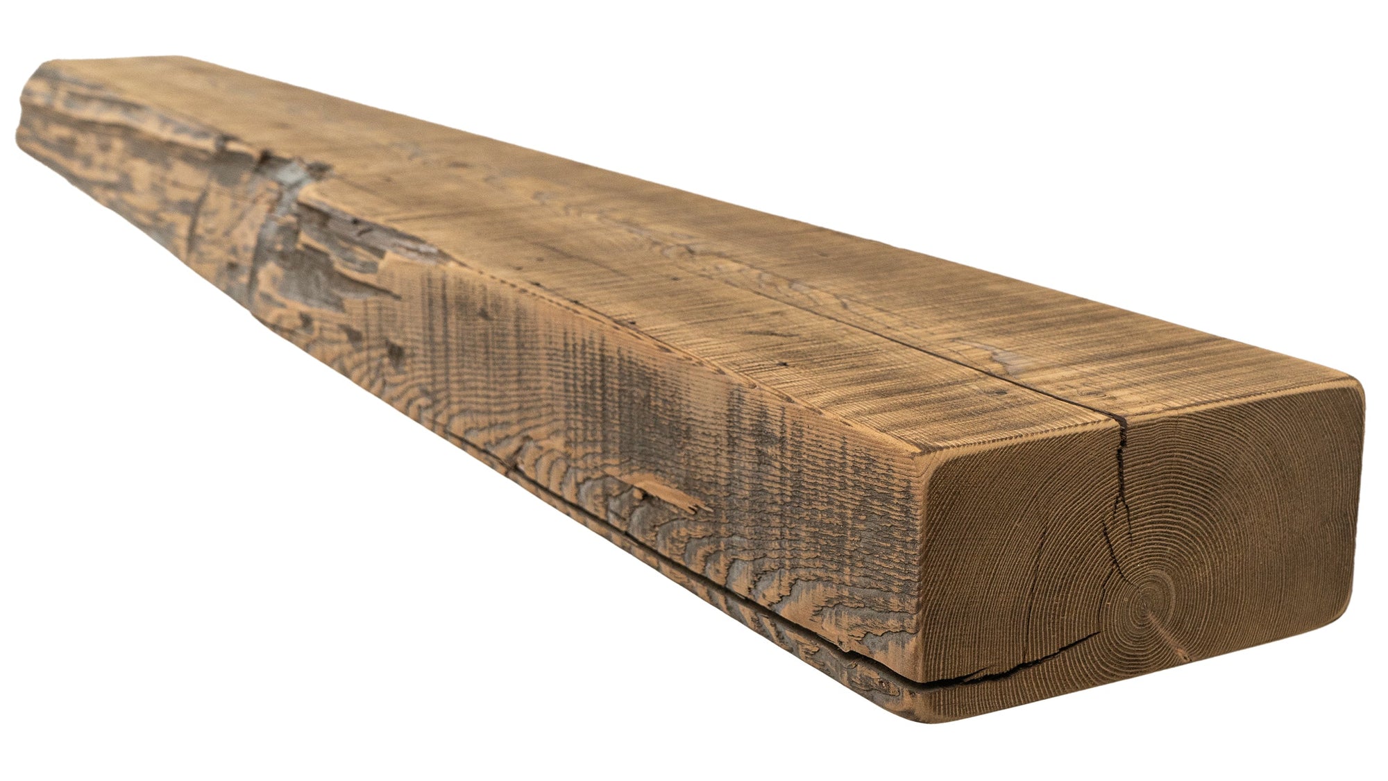 Reclaimed Wood Fireplace Mantel - Dakota Timber Co - Fireplace Mantels