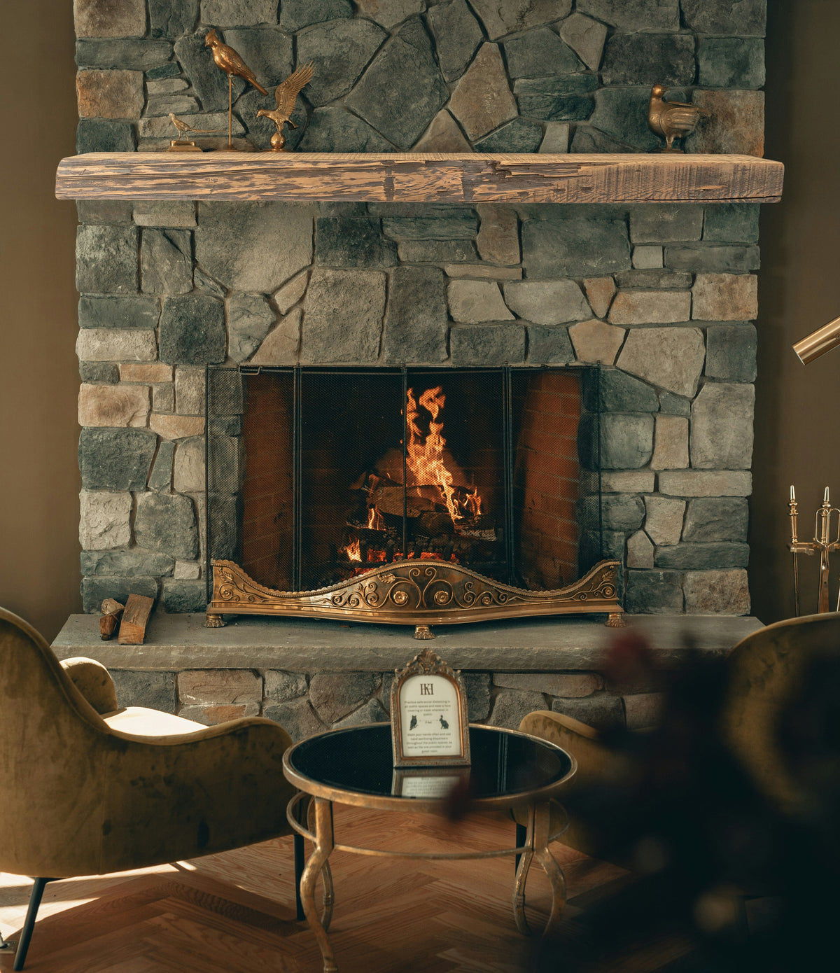Reclaimed Wood Fireplace Mantel - Dakota Timber Co - Fireplace Mantels