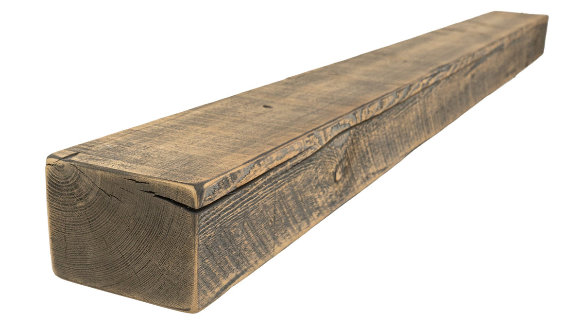 Reclaimed Wood Fireplace Mantel - Dakota Timber Co - Fireplace Mantels