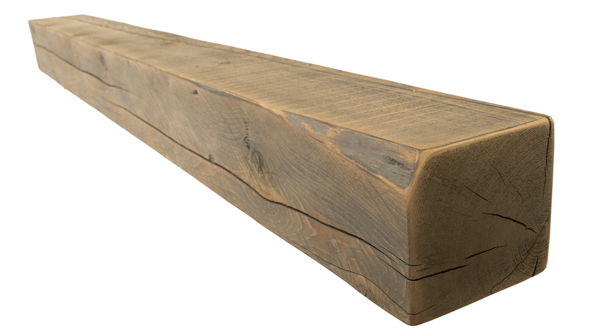 Reclaimed Wood Fireplace Mantel - Dakota Timber Co - Fireplace Mantels