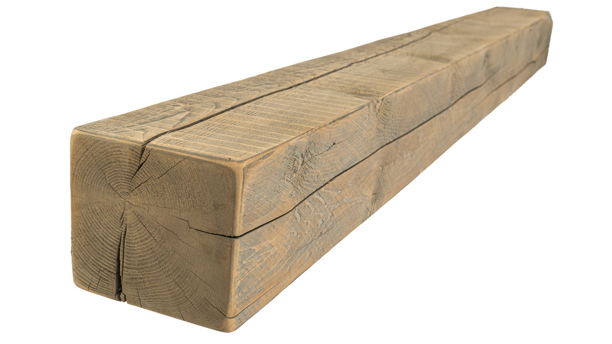 Reclaimed Wood Fireplace Mantel - Dakota Timber Co - Fireplace Mantels