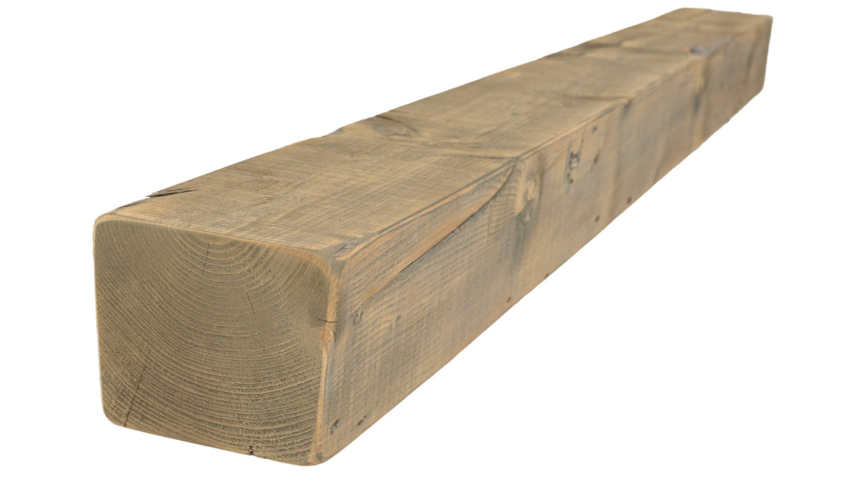 Reclaimed Wood Fireplace Mantel - Dakota Timber Co - Fireplace Mantels