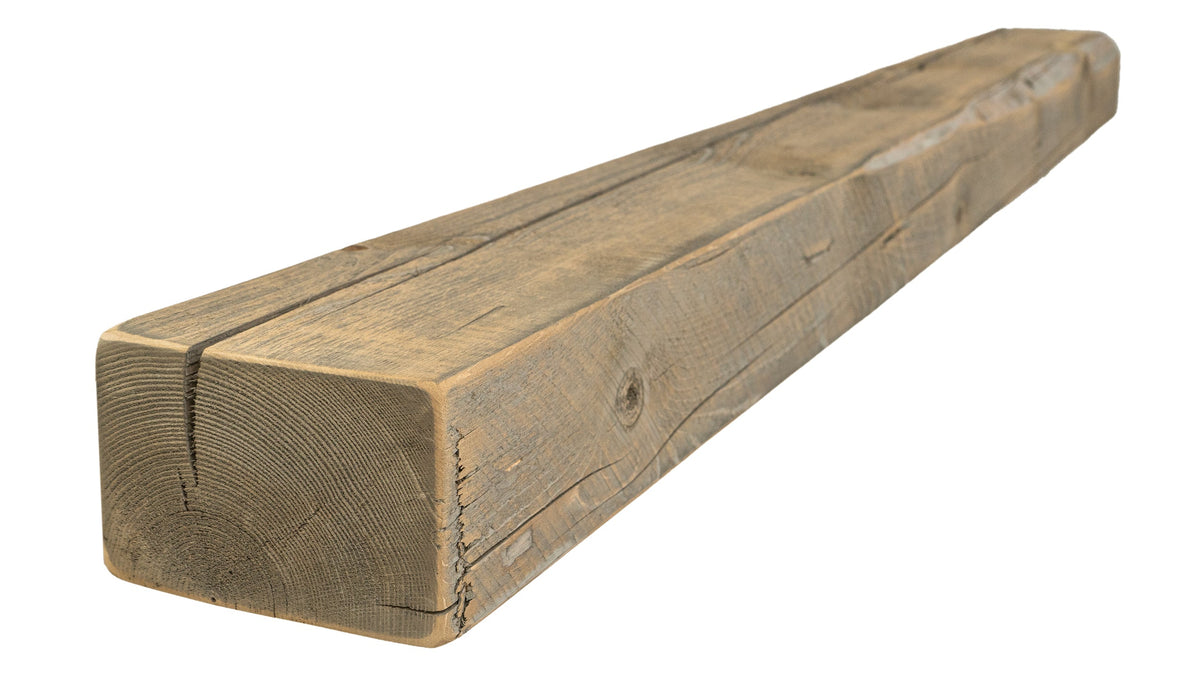 Reclaimed Wood Fireplace Mantel - Dakota Timber Co - Fireplace Mantels