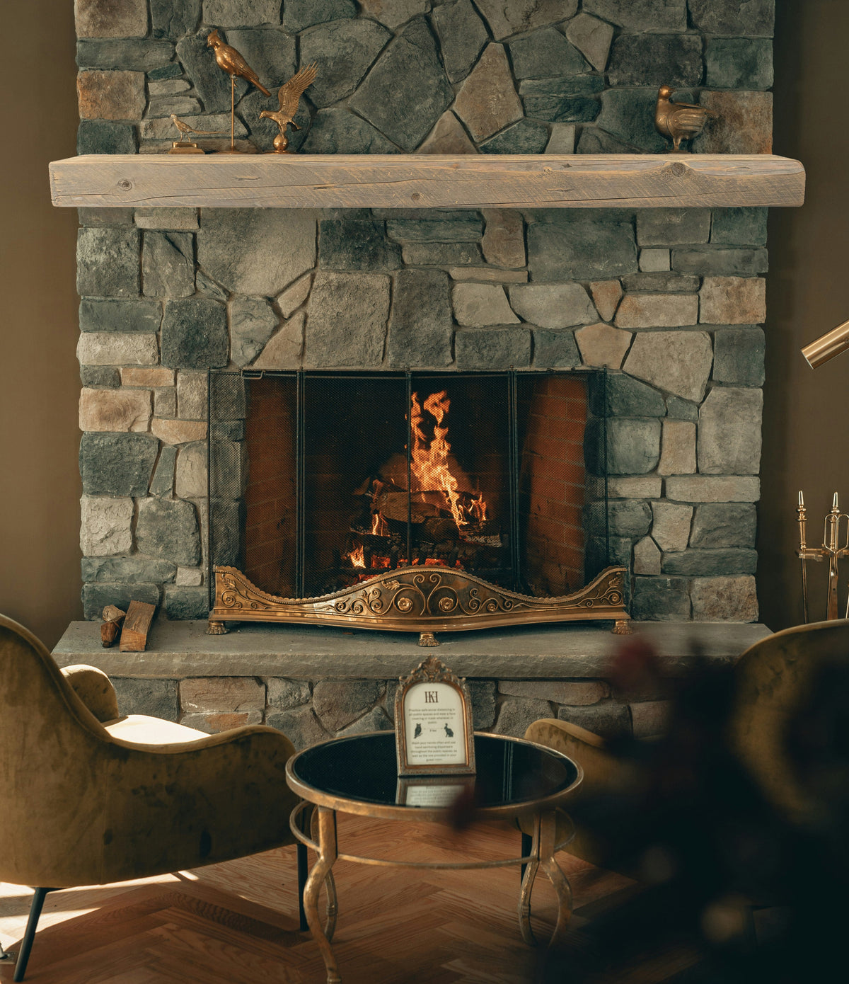 Reclaimed Wood Fireplace Mantel - Dakota Timber Co - Fireplace Mantels