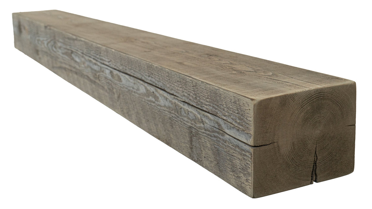 Reclaimed Wood Fireplace Mantel - Dakota Timber Co - Fireplace Mantels