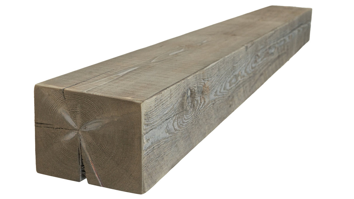 Reclaimed Wood Fireplace Mantel - Dakota Timber Co - Fireplace Mantels