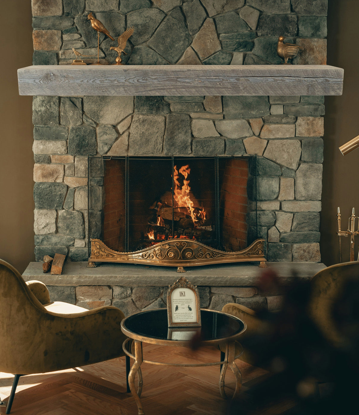 Reclaimed Wood Fireplace Mantel - Dakota Timber Co - Fireplace Mantels