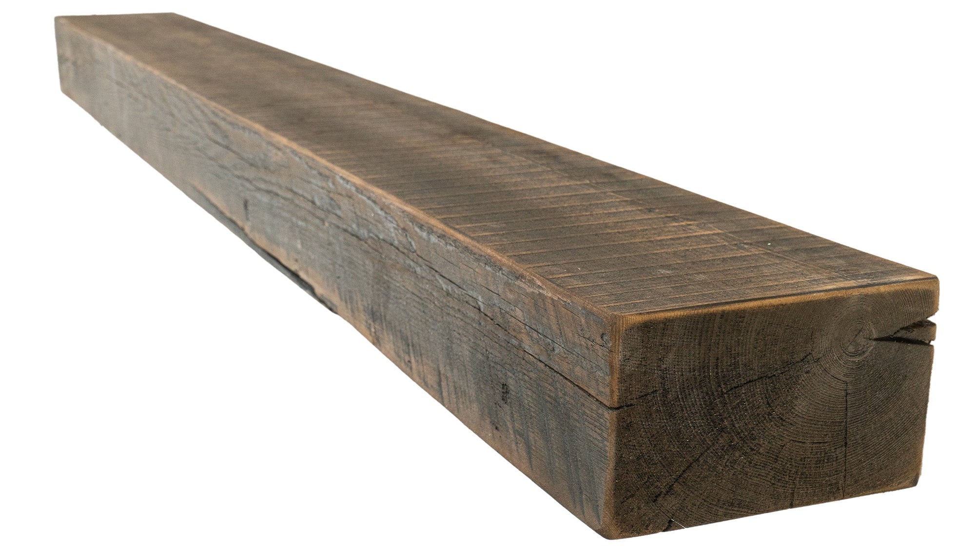 Reclaimed Wood Fireplace Mantel - Dakota Timber Co - Fireplace Mantels