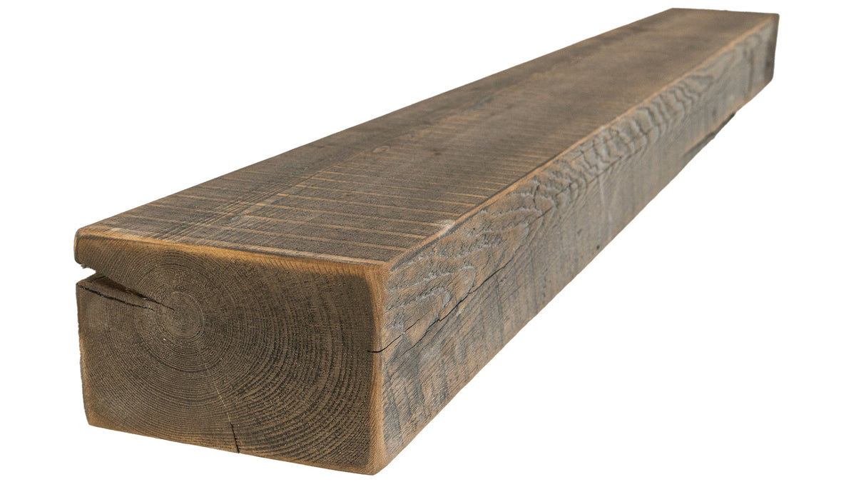 Reclaimed Wood Fireplace Mantel - Dakota Timber Co - Fireplace Mantels