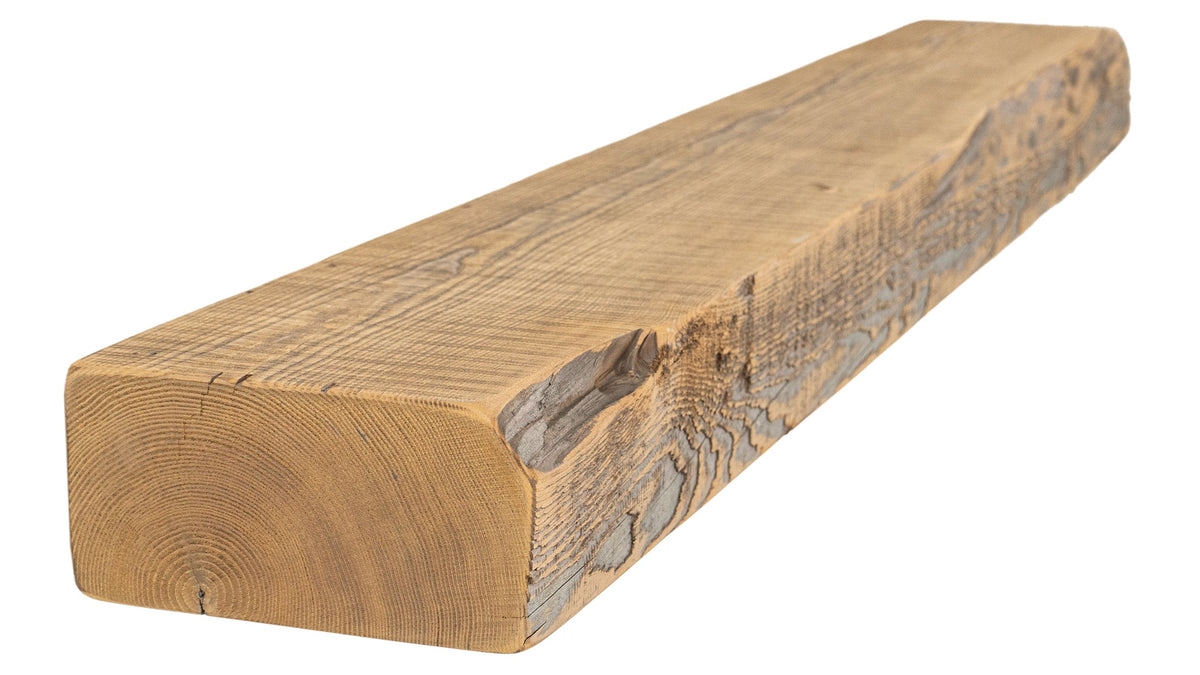 Reclaimed Wood Fireplace Mantel - Dakota Timber Co - Fireplace Mantels
