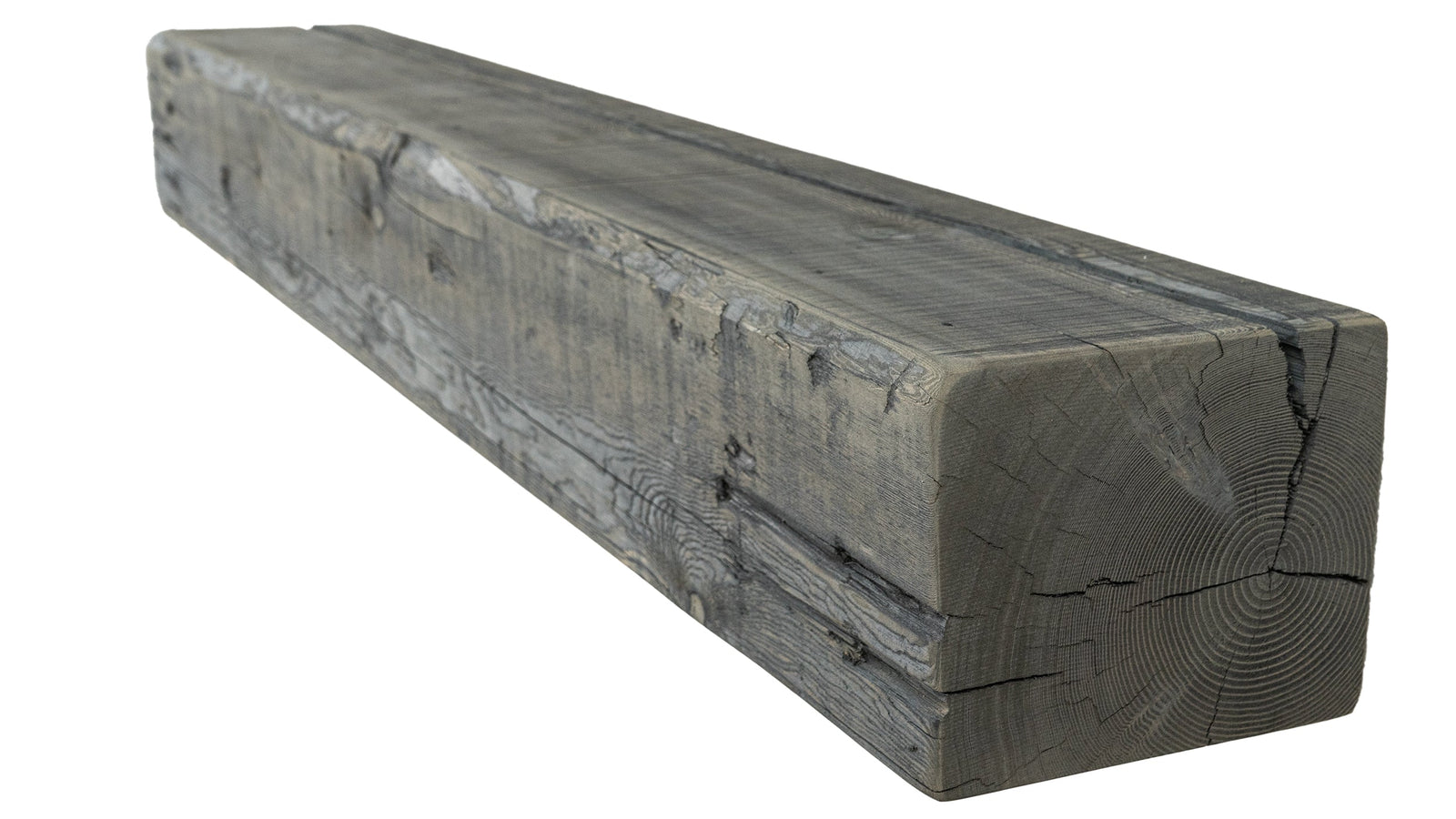 Reclaimed Wood Fireplace Mantel - Dakota Timber Co - Fireplace Mantels