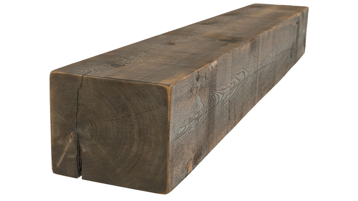 Reclaimed Wood Fireplace Mantel - Dakota Timber Co - Fireplace Mantels