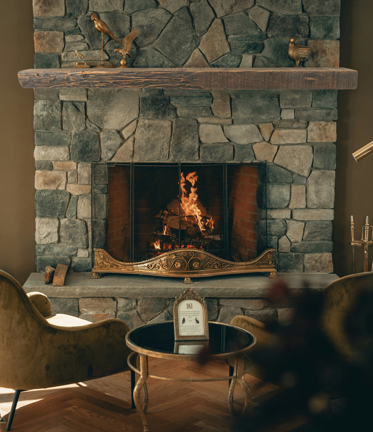 Reclaimed Wood Fireplace Mantel - Dakota Timber Co - Fireplace Mantels