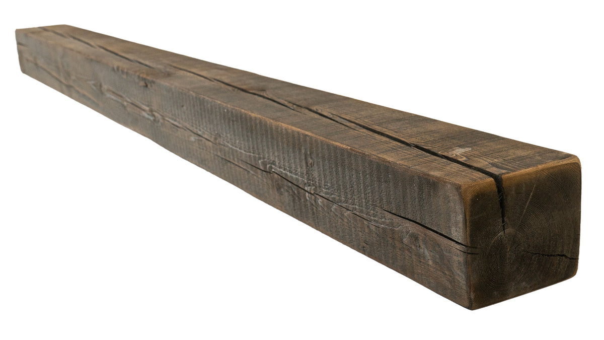 Reclaimed Wood Fireplace Mantel - Dakota Timber Co - Fireplace Mantels