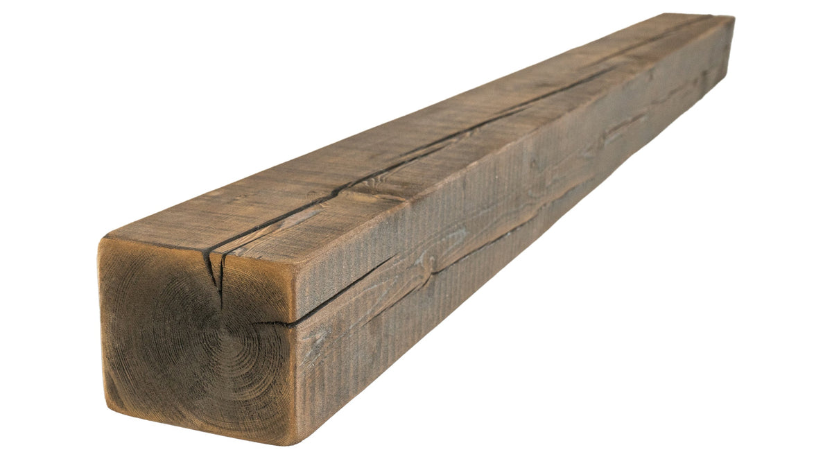 Reclaimed Wood Fireplace Mantel - Dakota Timber Co - Fireplace Mantels