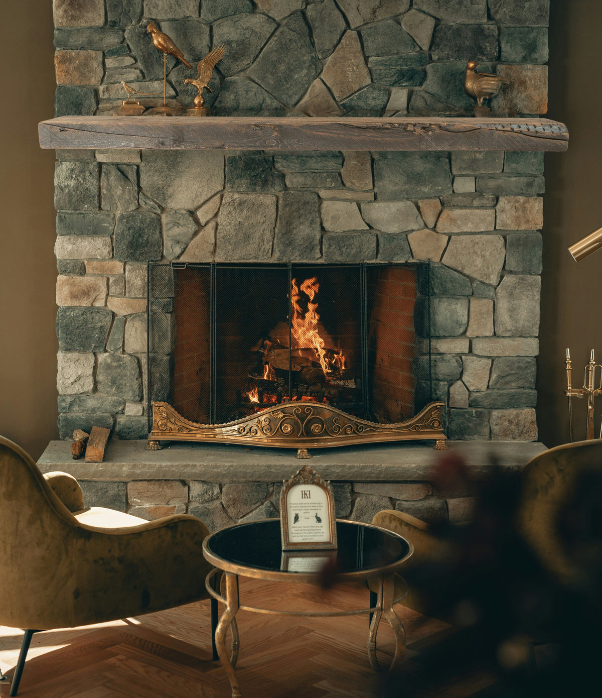 Reclaimed Wood Fireplace Mantel - Dakota Timber Co - Fireplace Mantels