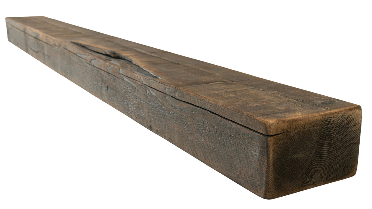 Reclaimed Wood Fireplace Mantel - Dakota Timber Co - Fireplace Mantels