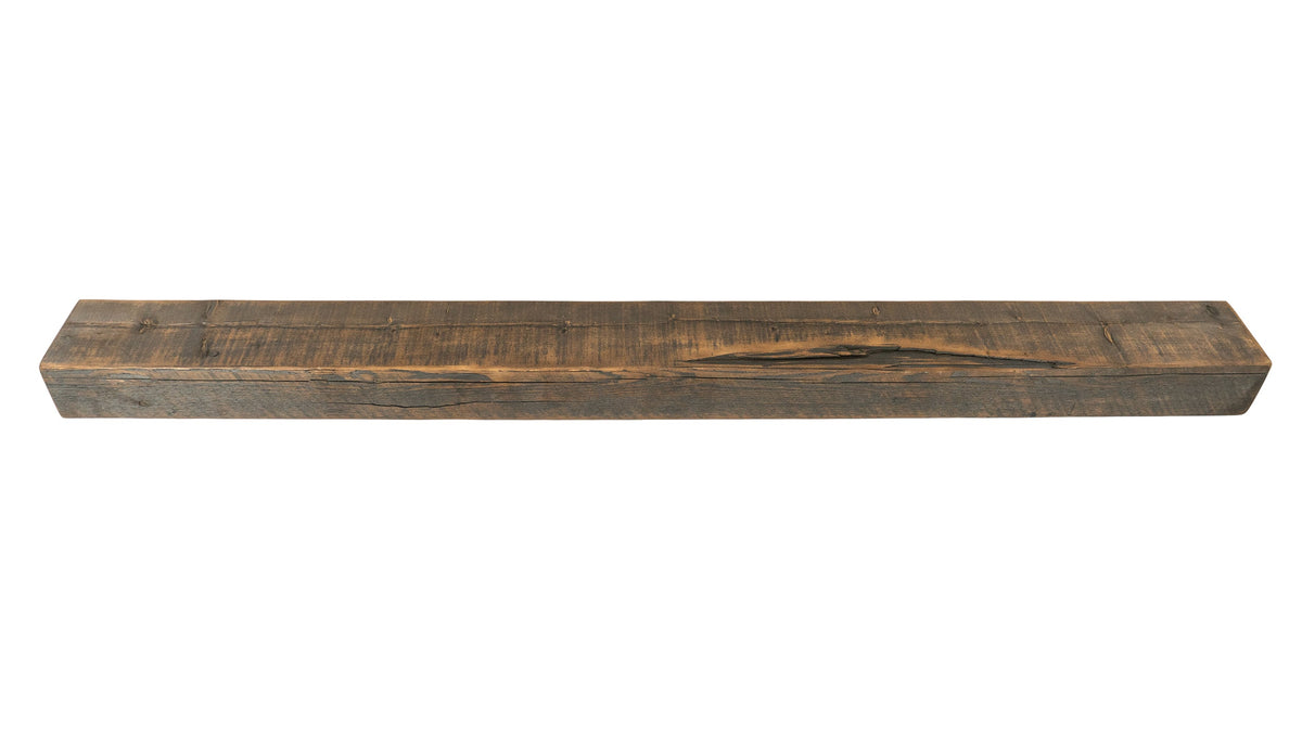 Reclaimed Wood Fireplace Mantel - Dakota Timber Co - Fireplace Mantels