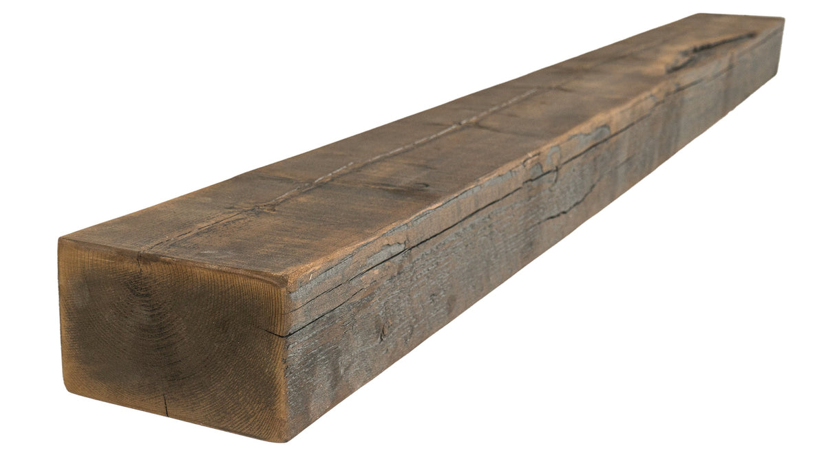 Reclaimed Wood Fireplace Mantel - Dakota Timber Co - Fireplace Mantels