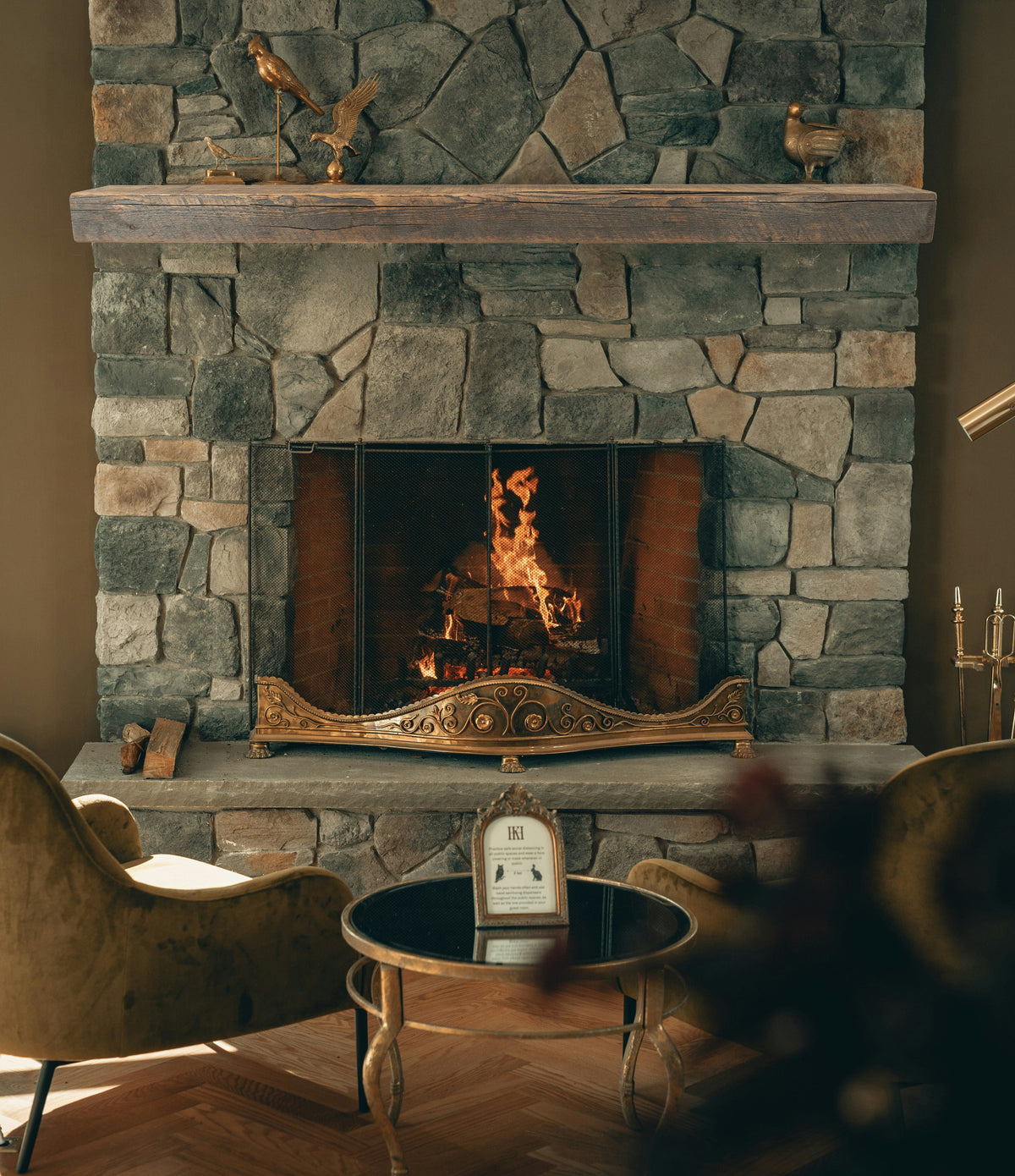 Reclaimed Wood Fireplace Mantel - Dakota Timber Co - Fireplace Mantels