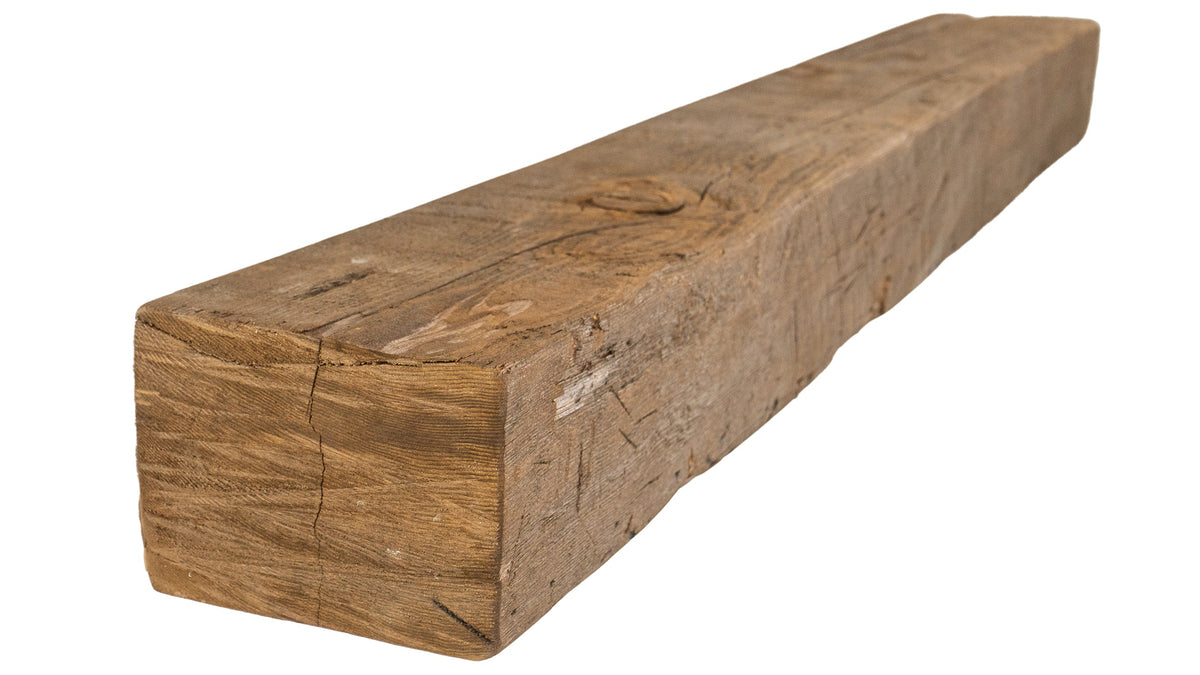 Reclaimed Wood Fireplace Mantel - Dakota Timber Co - Fireplace Mantels