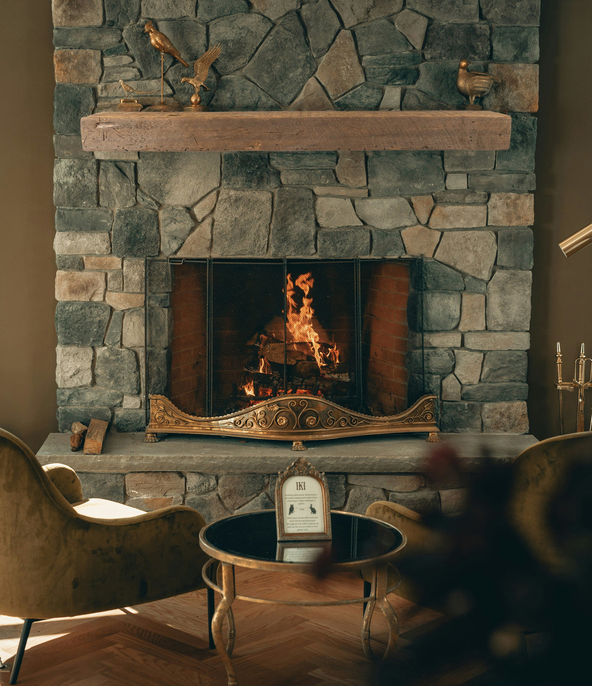 Reclaimed Wood Fireplace Mantel - Dakota Timber Co - Fireplace Mantels