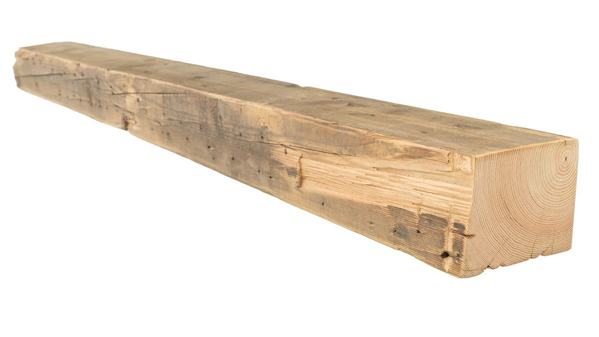 Reclaimed Wood Fireplace Mantel - Dakota Timber Co - Fireplace Mantels