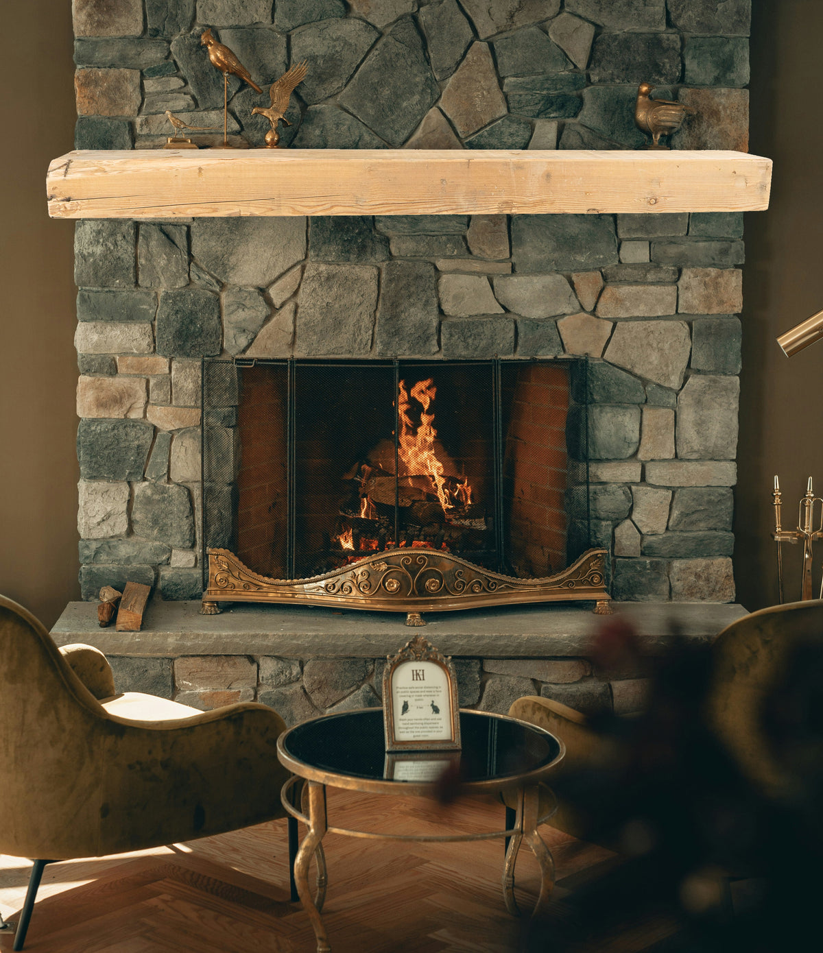 Reclaimed Wood Fireplace Mantel - Dakota Timber Co - Fireplace Mantels