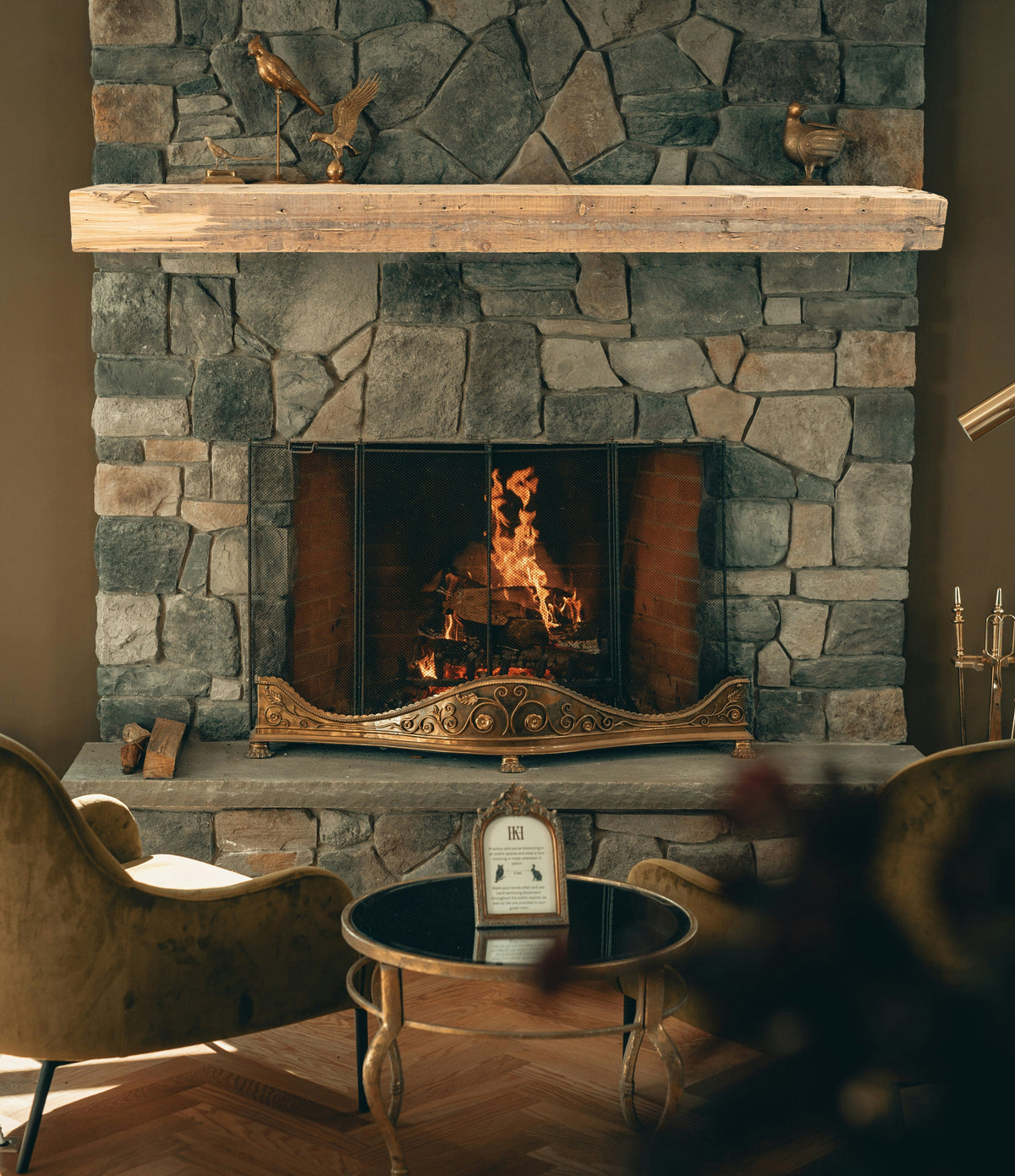 Reclaimed Wood Fireplace Mantel - Dakota Timber Co - Fireplace Mantels