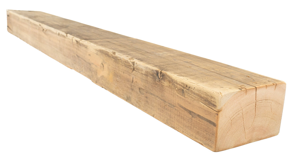 Reclaimed Wood Fireplace Mantel - Dakota Timber Co - Fireplace Mantels