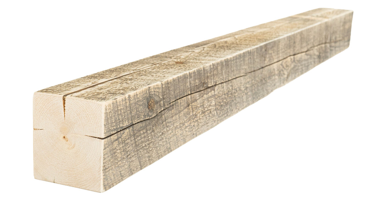 Reclaimed Wood Fireplace Mantel - Dakota Timber Co - Fireplace Mantels