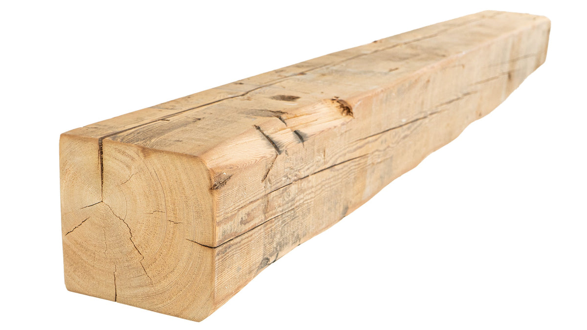 Reclaimed Wood Fireplace Mantel - Dakota Timber Co - Fireplace Mantels
