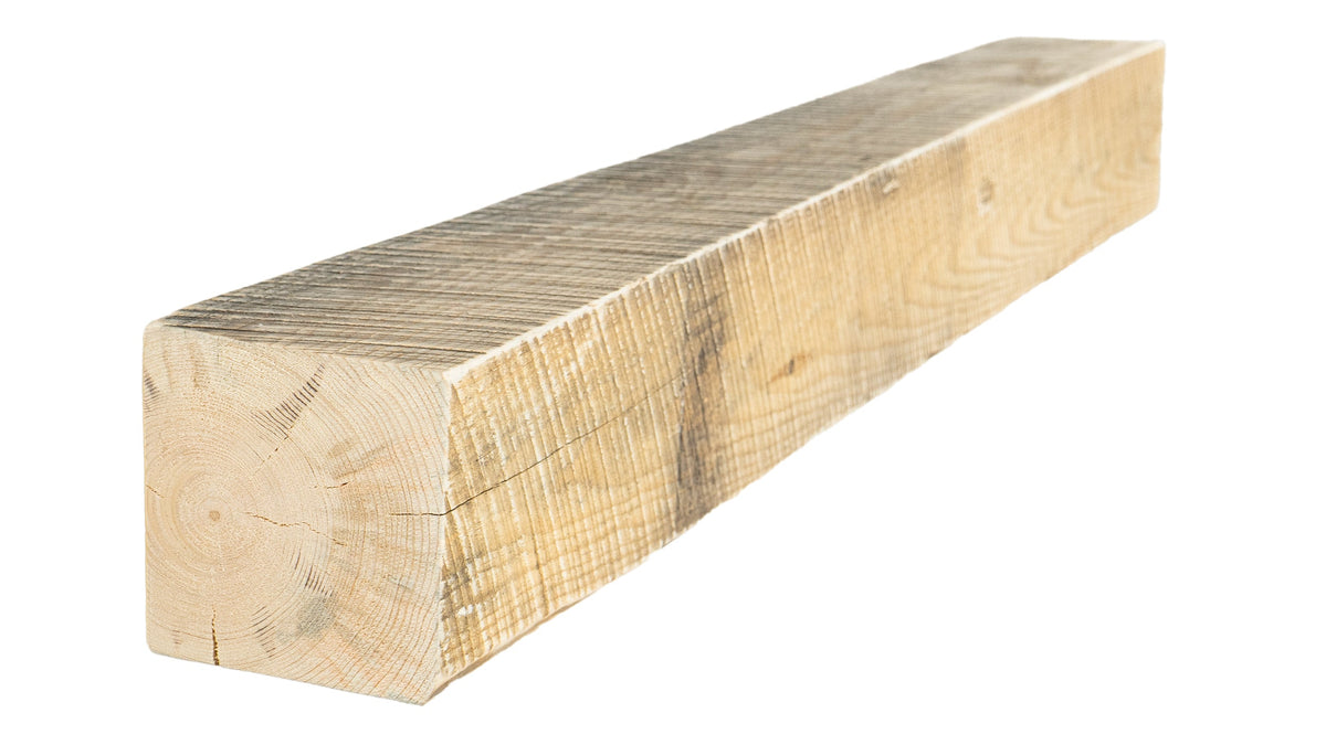 Reclaimed Wood Fireplace Mantel - Dakota Timber Co - Fireplace Mantels