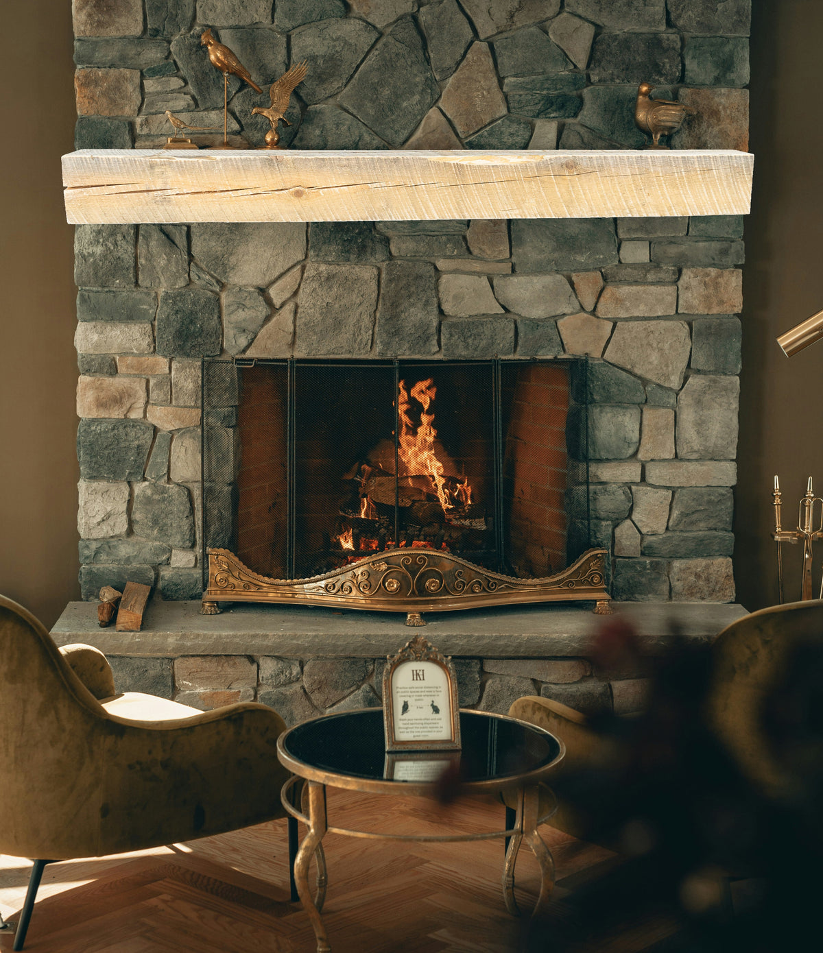 Reclaimed Wood Fireplace Mantel - Dakota Timber Co - Fireplace Mantels