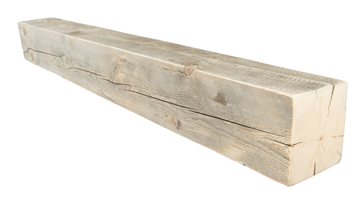 Reclaimed Wood Fireplace Mantel - Dakota Timber Co - Fireplace Mantels