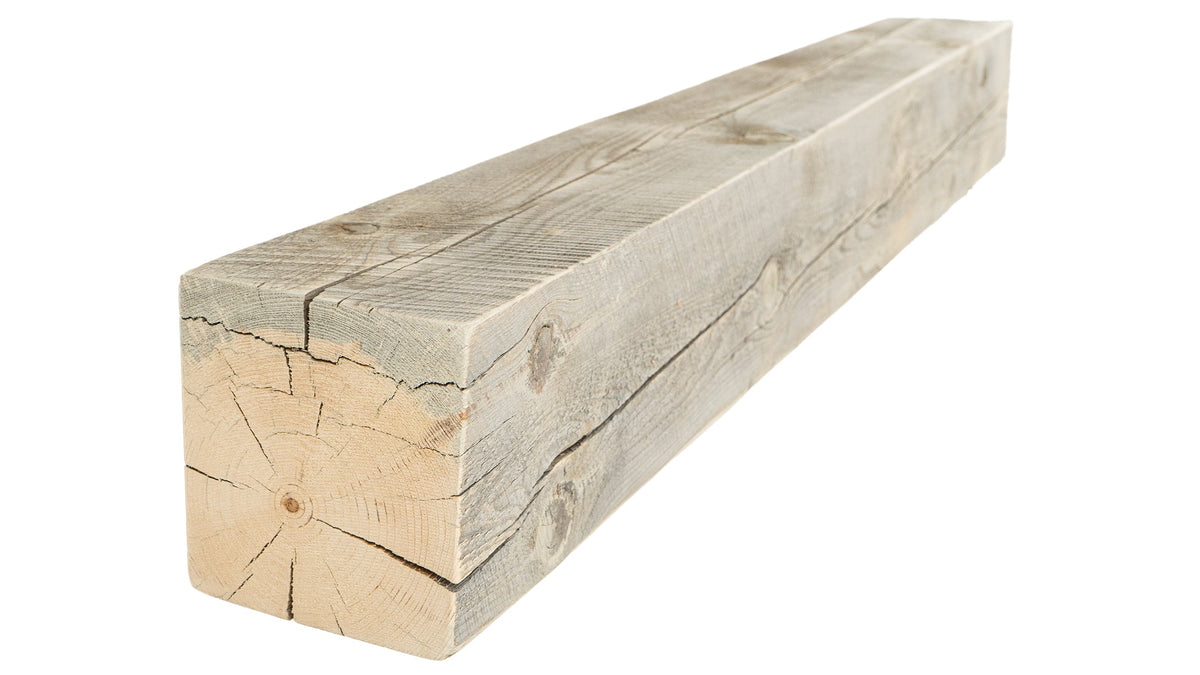 Reclaimed Wood Fireplace Mantel - Dakota Timber Co - Fireplace Mantels